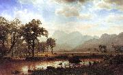 Haying, Conway Meadows Bierstadt, Albert